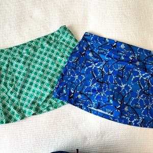 2 Lillie Green golf skorts size XL